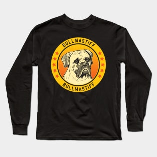 Bullmastiff Dog Portrait Long Sleeve T-Shirt